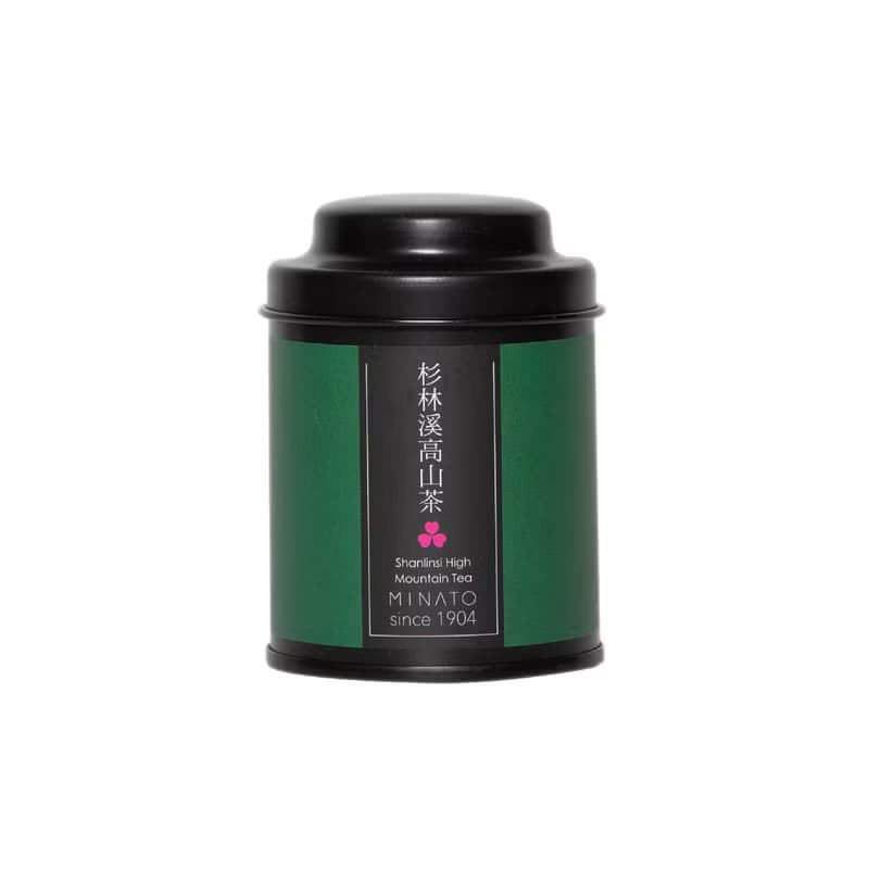 【茶粒茶】原片茶葉 質感霧黑Mini罐-杉林溪高山茶