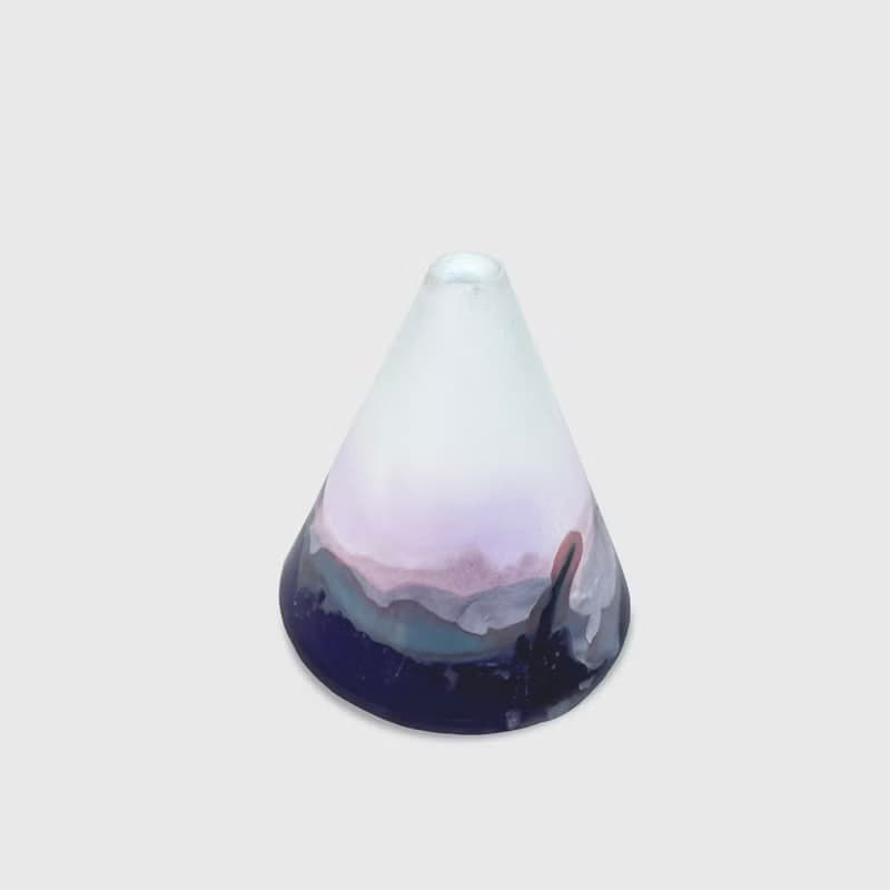 手工製造 I 擴香石 I 樹脂 I 附5ml精油 I 紫色 I 圓錐