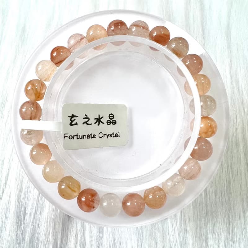 粉兔毛手串 | 水晶 | 水晶手串 | 水晶手鏈 | 水晶手鍊