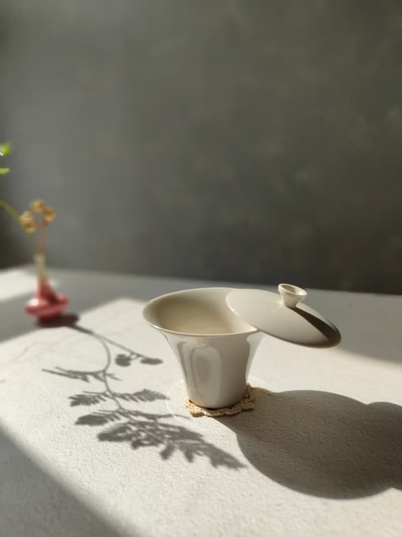 奶白蓋碗與3款獨特茶品