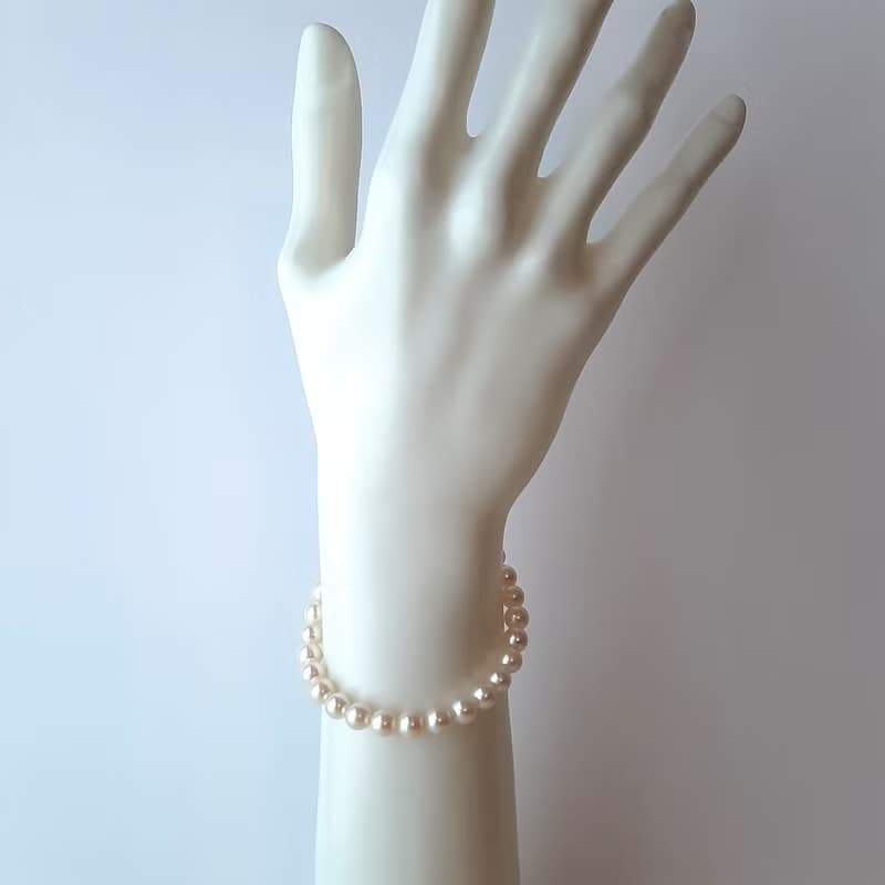 パールブレスレット　あこや真珠　あこやパール　日本の真珠  pearl bracelet 珍珠手鍊 珍珠手链 진주팔찌