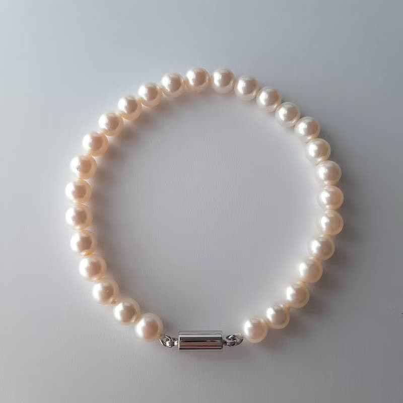 パールブレスレット　あこや真珠　あこやパール　日本の真珠  pearl bracelet 珍珠手鍊 珍珠手链 진주팔찌