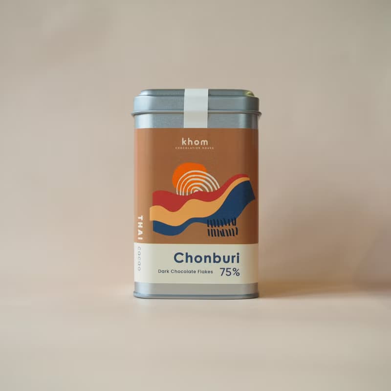 Thai chocolate flakes (can) - CHONBURI ORIGIN