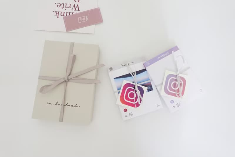現貨 / IG Instagram 造型摺疊小冊－套裝禮盒組 / 生日 手工卡片