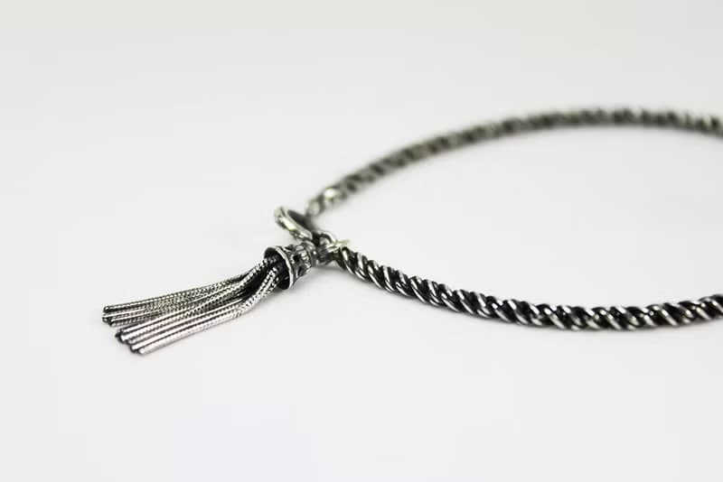 【純銀系列】 個性流蘇麻花粗款手鍊寬2mm