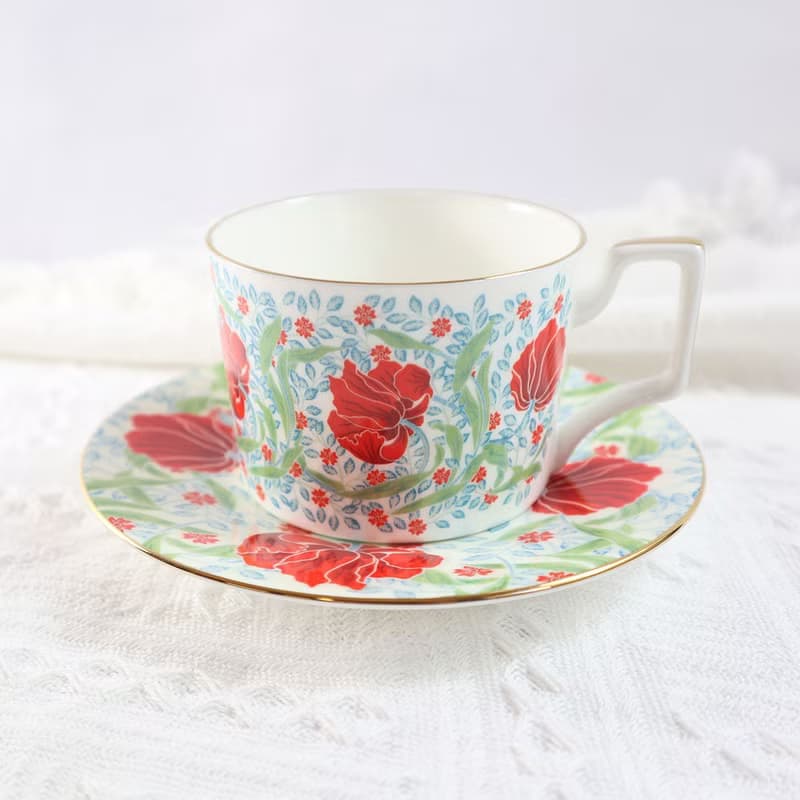 花開富貴 下午茶杯盤組/咖啡杯盤組/禮盒