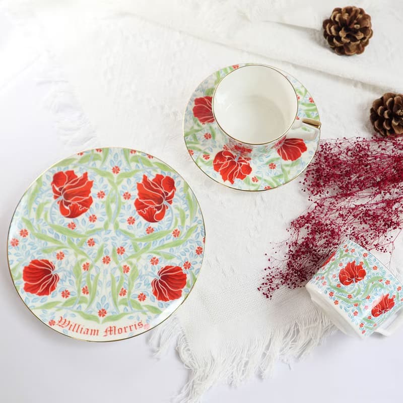 花開富貴 下午茶杯盤組/咖啡杯盤組/禮盒