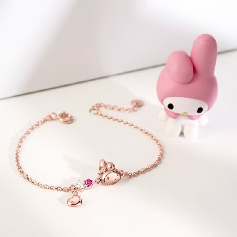 Small Gift for U系列-My Melody 美樂蒂禮物純銀手鍊