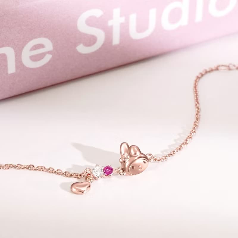Small Gift for U系列-My Melody 美樂蒂禮物純銀手鍊