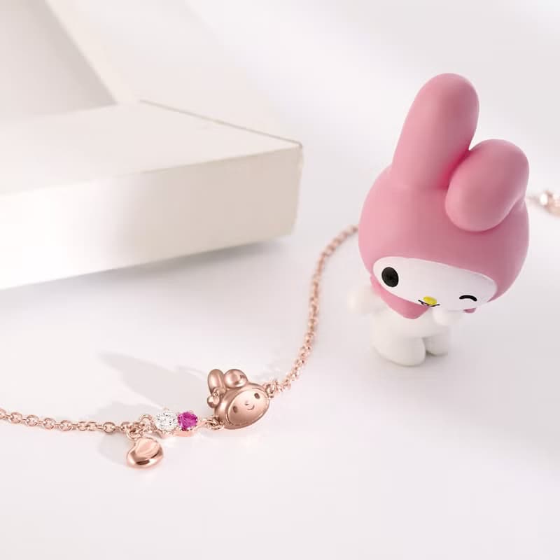 Small Gift for U系列-My Melody 美樂蒂禮物純銀手鍊