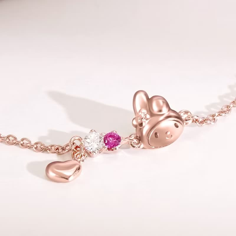 Small Gift for U系列-My Melody 美樂蒂禮物純銀手鍊