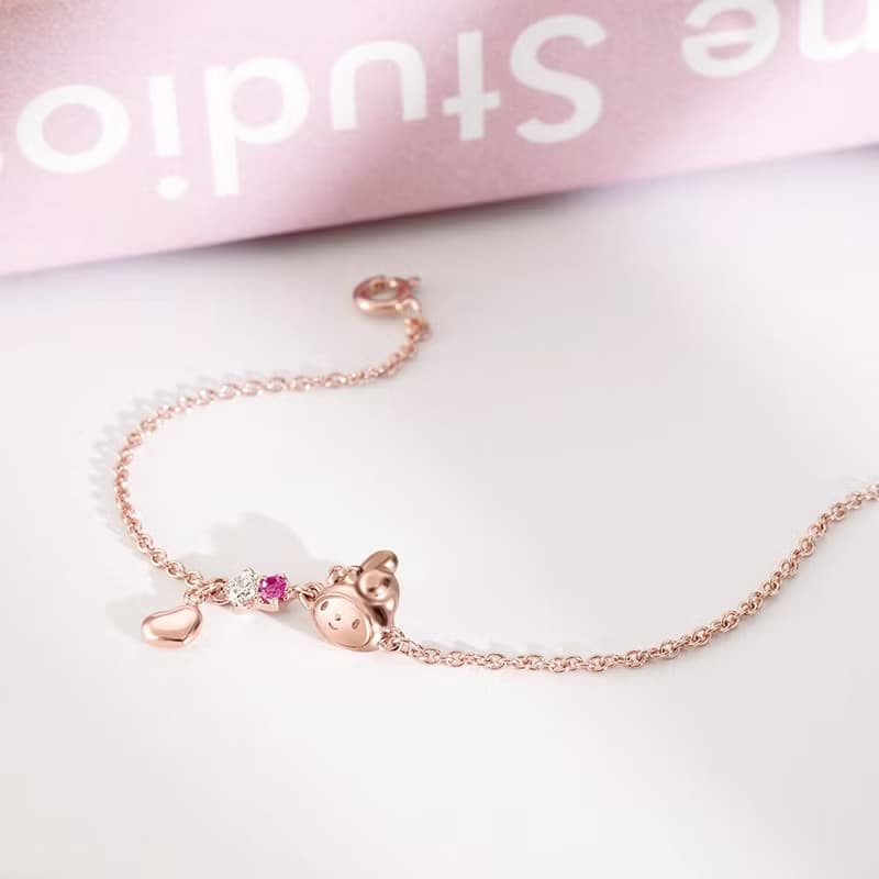 Small Gift for U系列-My Melody 美樂蒂禮物純銀手鍊