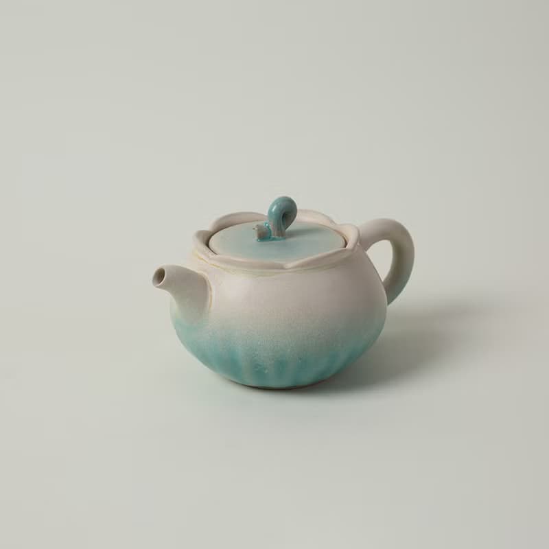 【中秋送禮】陸寶 清荷雅境茶組  茶具組 荷葉 1壺1海6杯  茶器