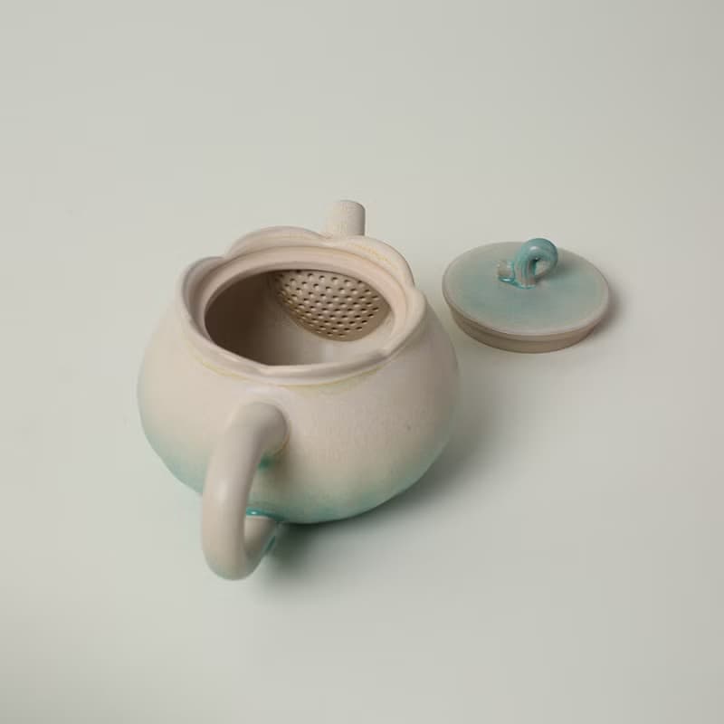【中秋送禮】陸寶 清荷雅境茶組  茶具組 荷葉 1壺1海6杯  茶器
