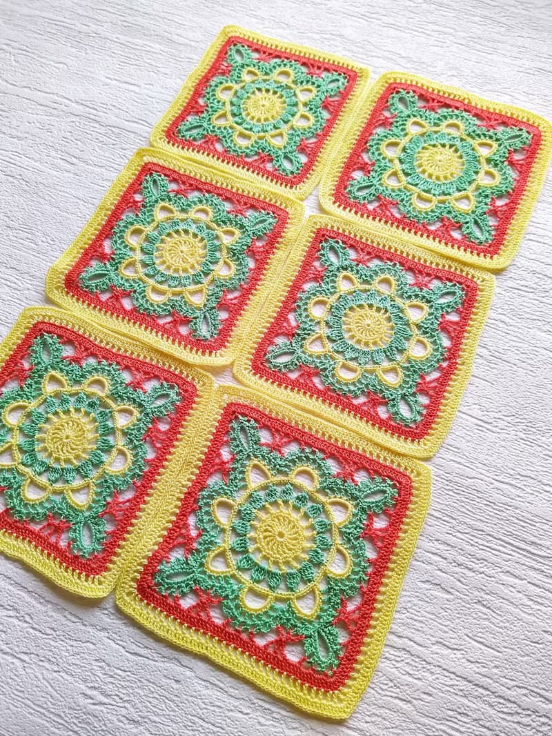 Coasters set of 2, Coasters for cups, Coasters square, 生日禮物, Doily lace coasters