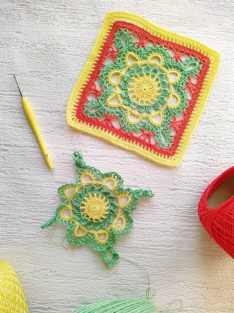 Coasters set of 2, Coasters for cups, Coasters square, 生日禮物, Doily lace coasters