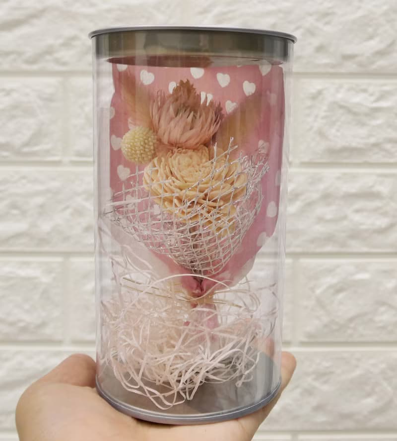 典雅罐中花3 結婚花束情人節求婚告白畢業謝師禮物生日畢業禮物