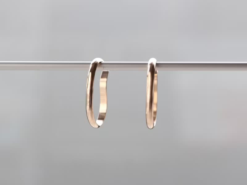 14kgf- wide ear cuff