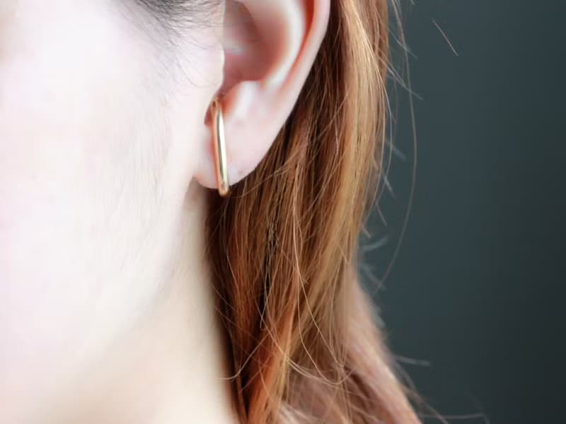 14kgf- wide ear cuff