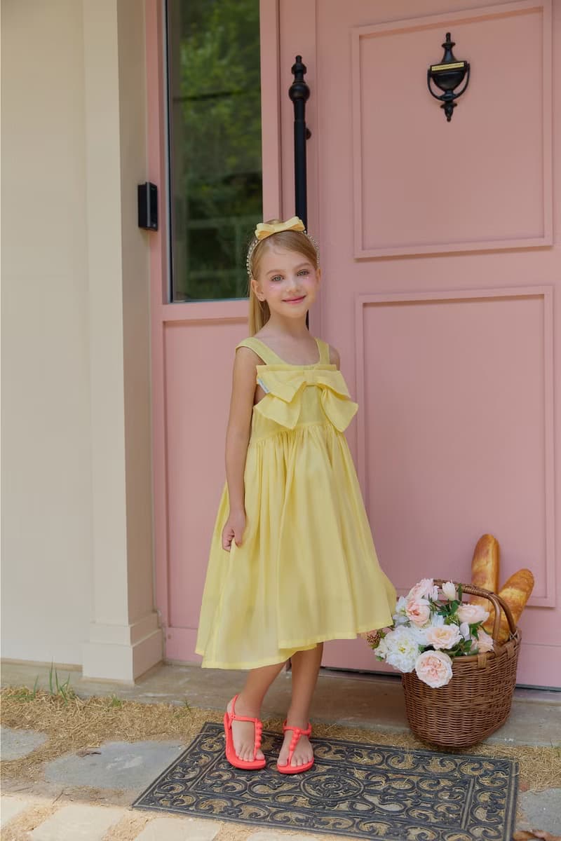 Bowtiful Dress-Lemon