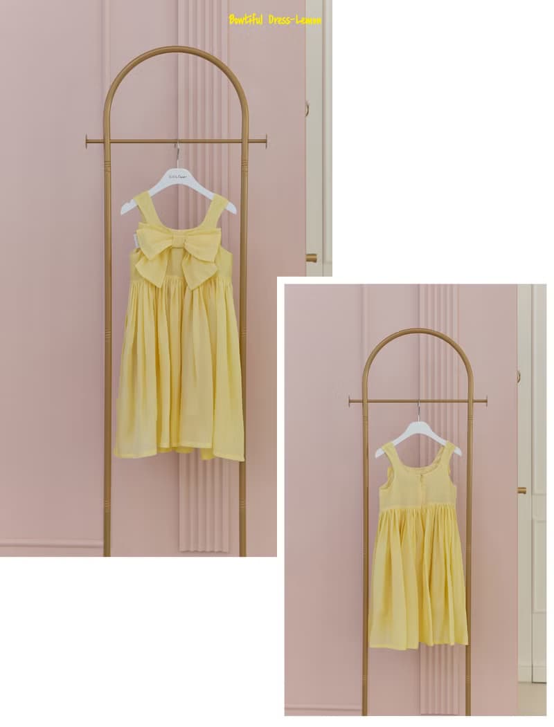 Bowtiful Dress-Lemon