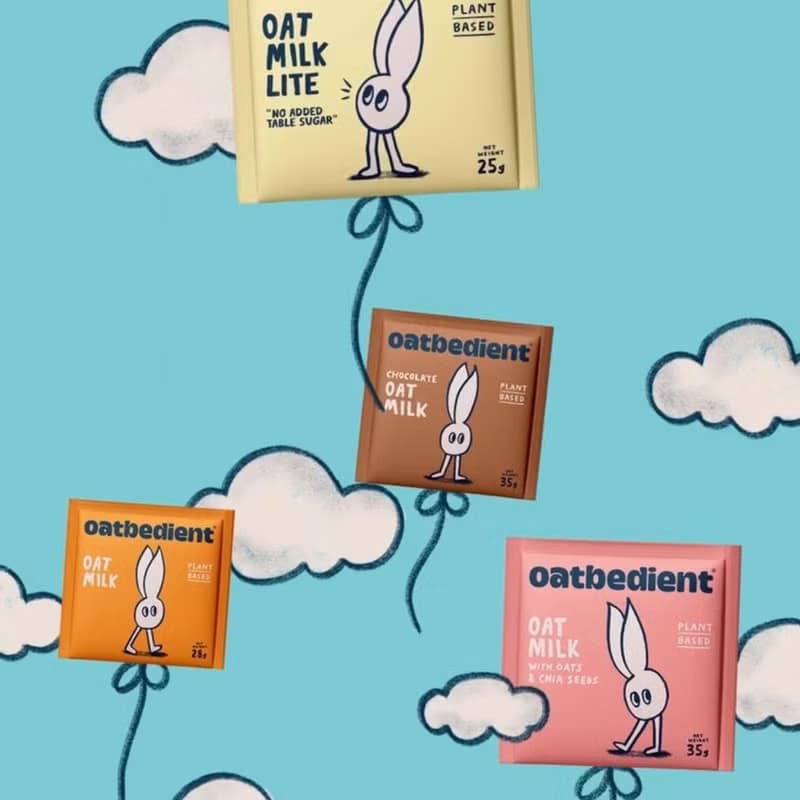 【Oatbedient】Oat Milk即溶燕麥奶 (原味/輕原味/巧克力/奇亞籽)