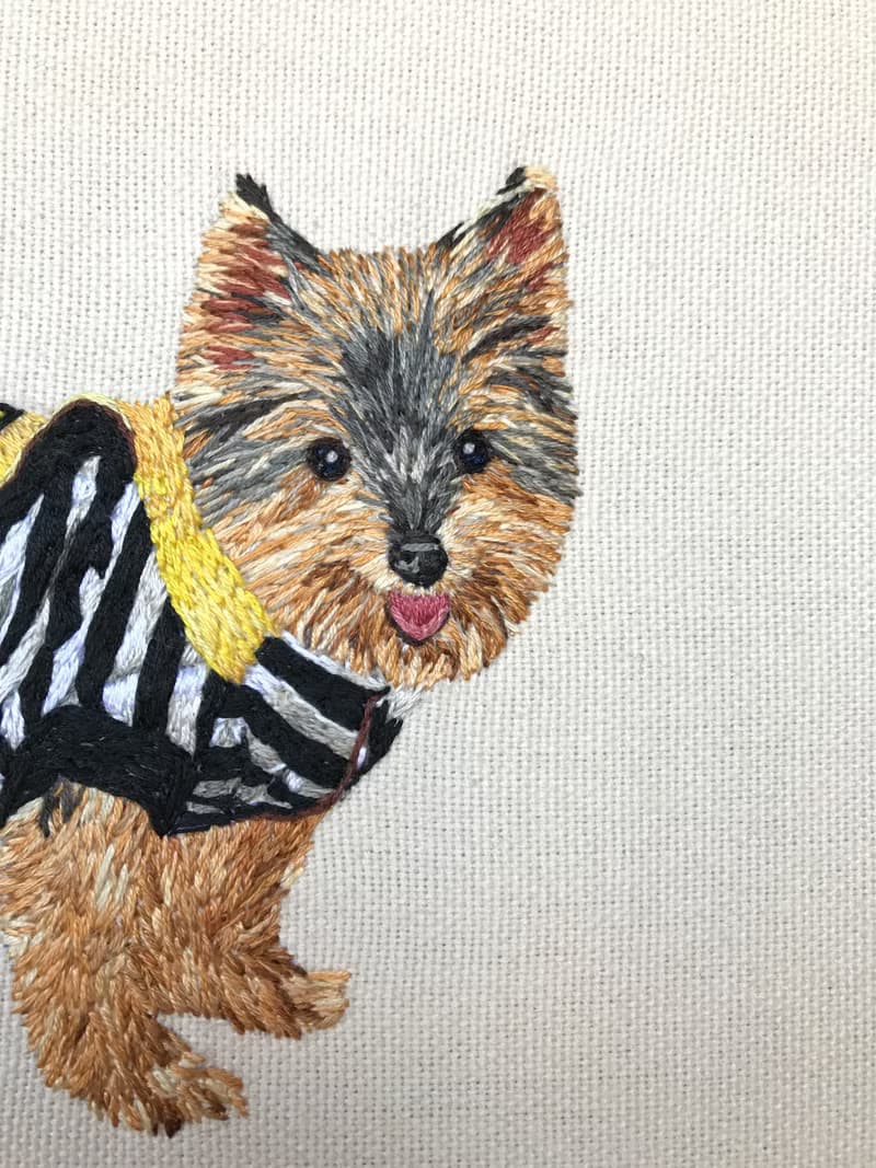 【專屬訂製禮】寵物刺繡框畫丨多尺寸訂製・企業貴賓禮・紀念贈禮