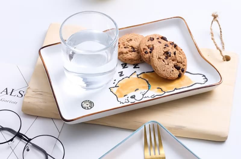 柴犬大學 - 柴犬創意碗盤 柴犬造型盤子 柴犬文創   送禮小物