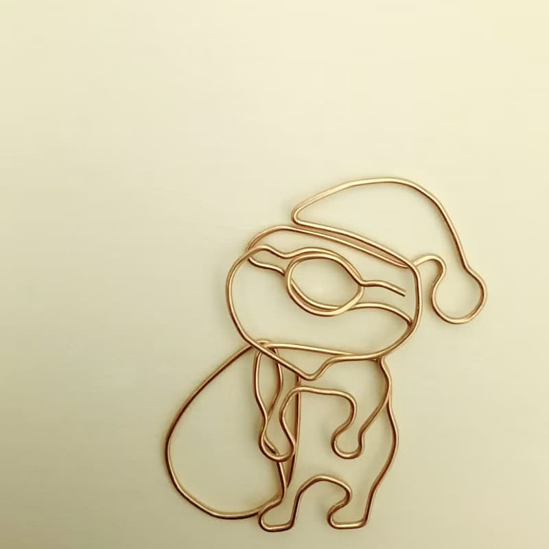 聖誕交換禮物/季節限定 |書籤|迴紋針 | 品牌趣味金工|手工文青風