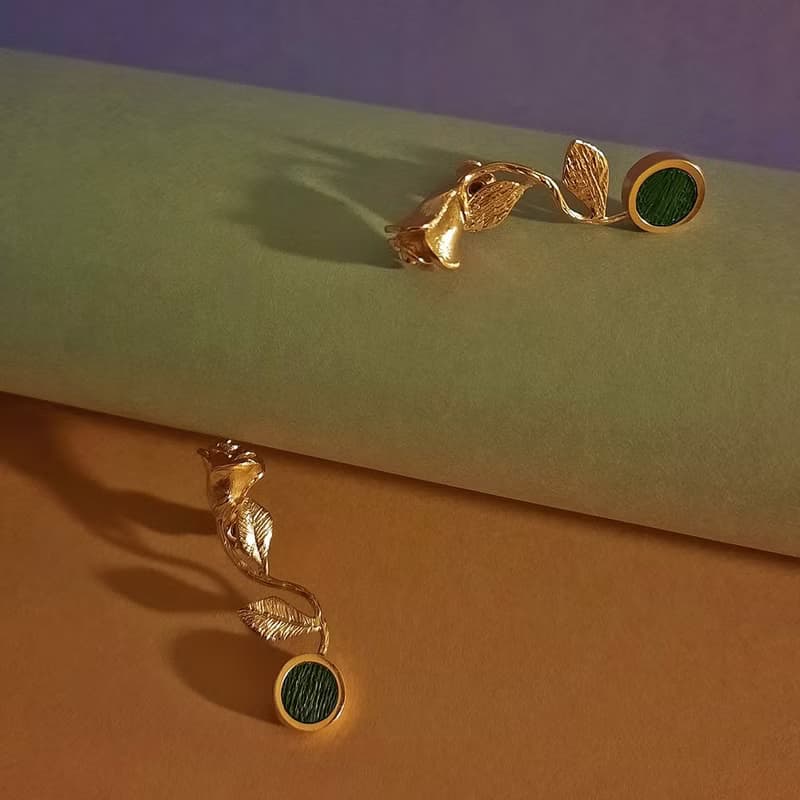 純銀玫瑰雨露 | 設計師VitalitéJewelry | 獨家永續珠寶款