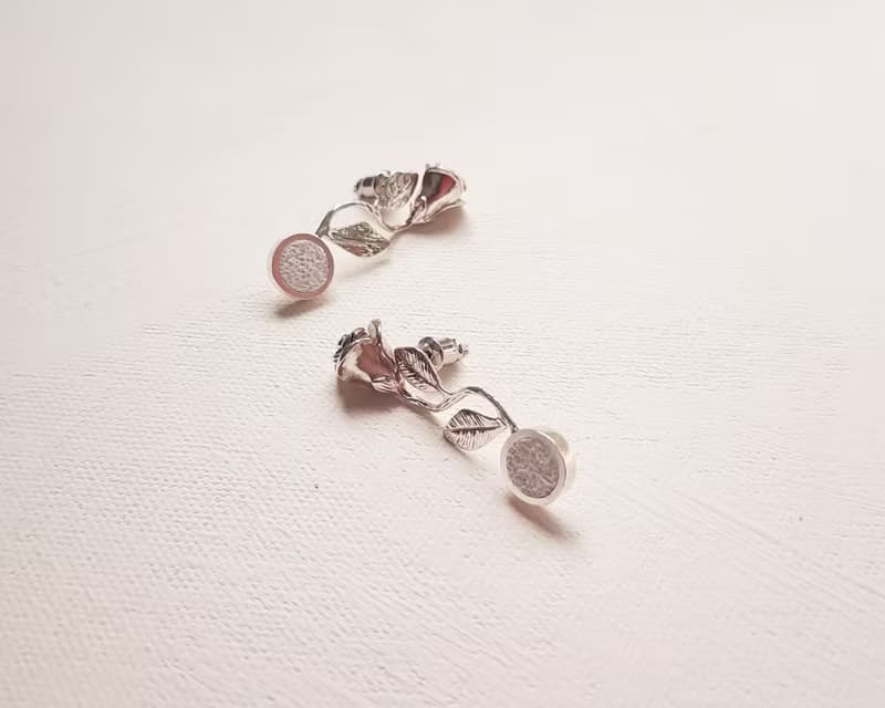 純銀玫瑰雨露 | 設計師VitalitéJewelry | 獨家永續珠寶款