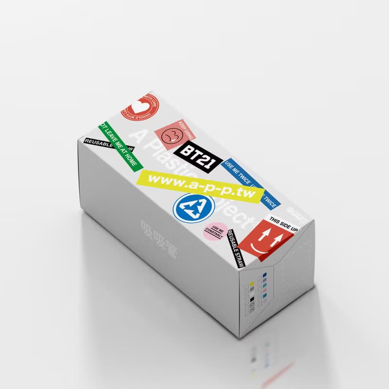 BT21 minini CHIMMY 透明吸吸杯