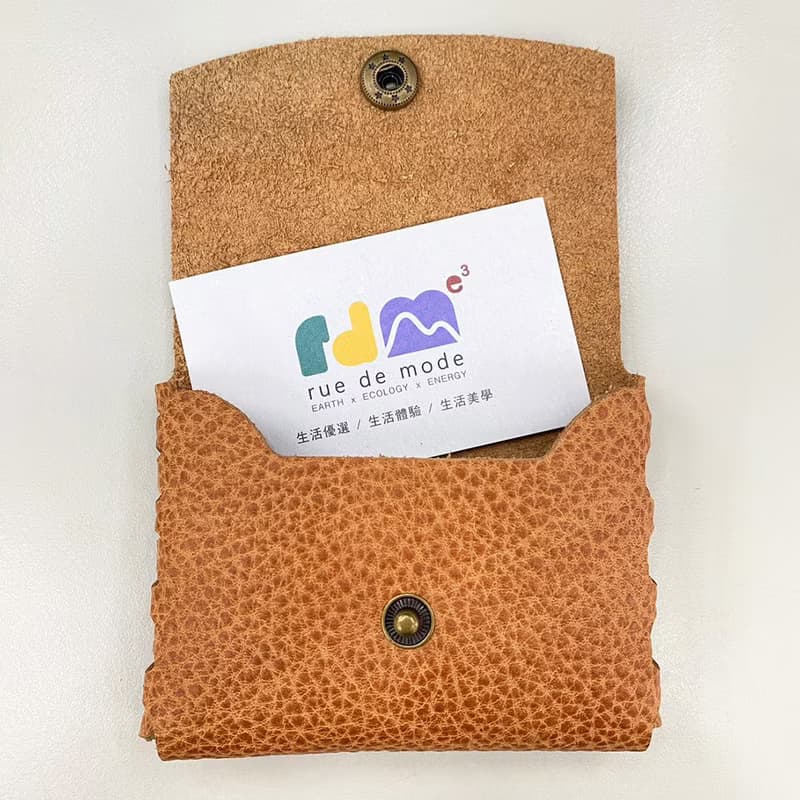 禮物首選 剛剛好的生活 免縫製真皮短夾