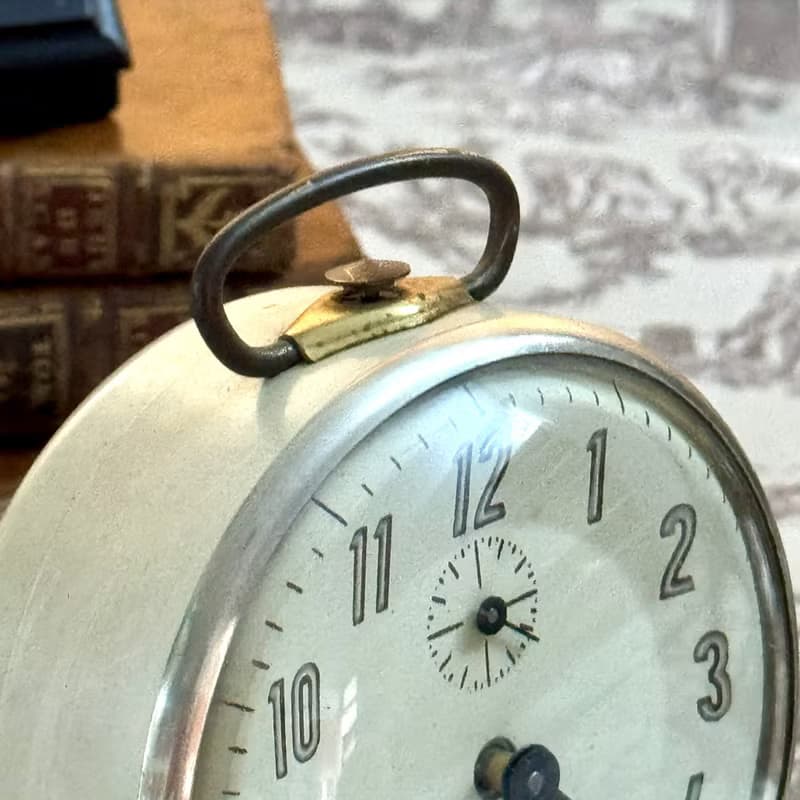 50743-迷人法國古董JAZ 機械鬧鐘