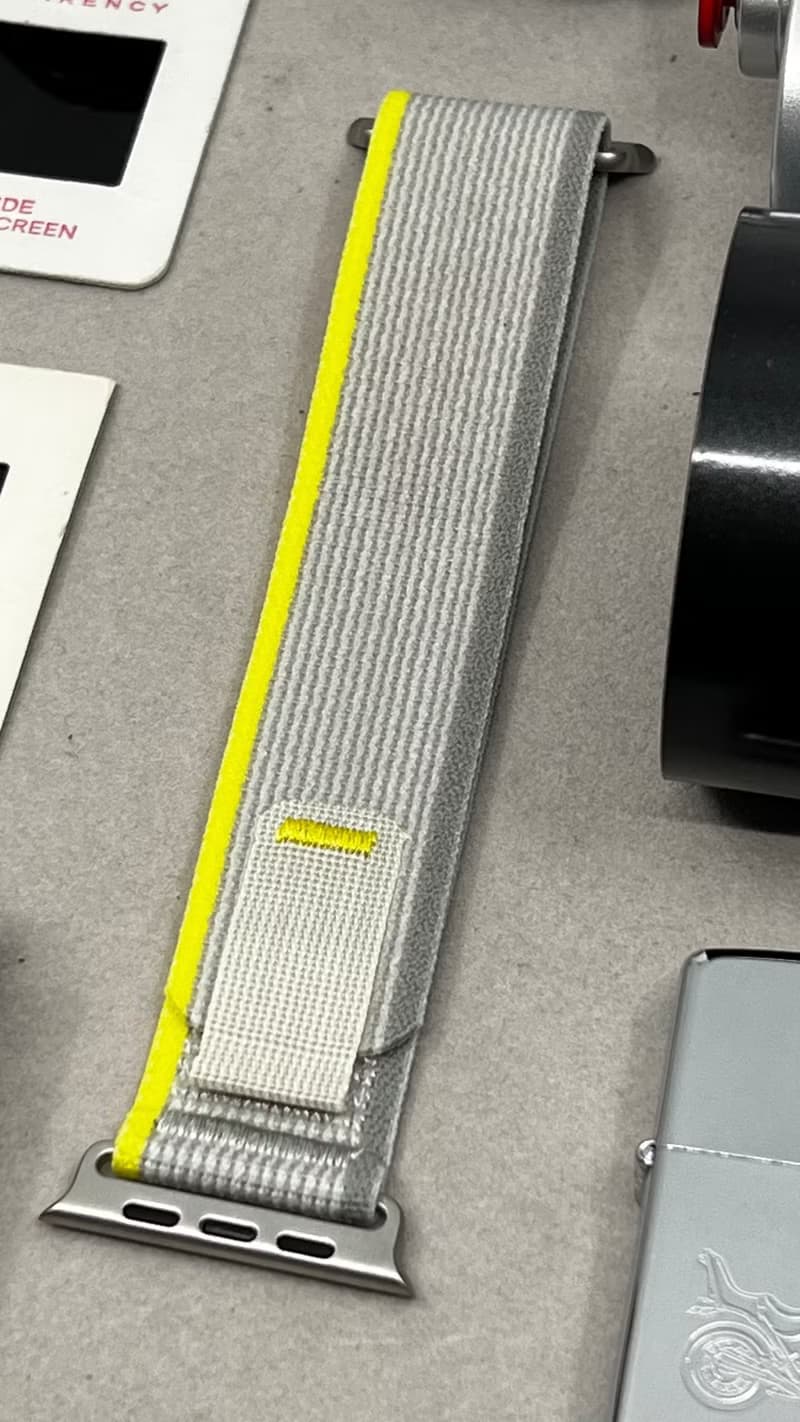 49 毫米黃色米色越野手環, Yellow Beige Trail Loop Watch Band