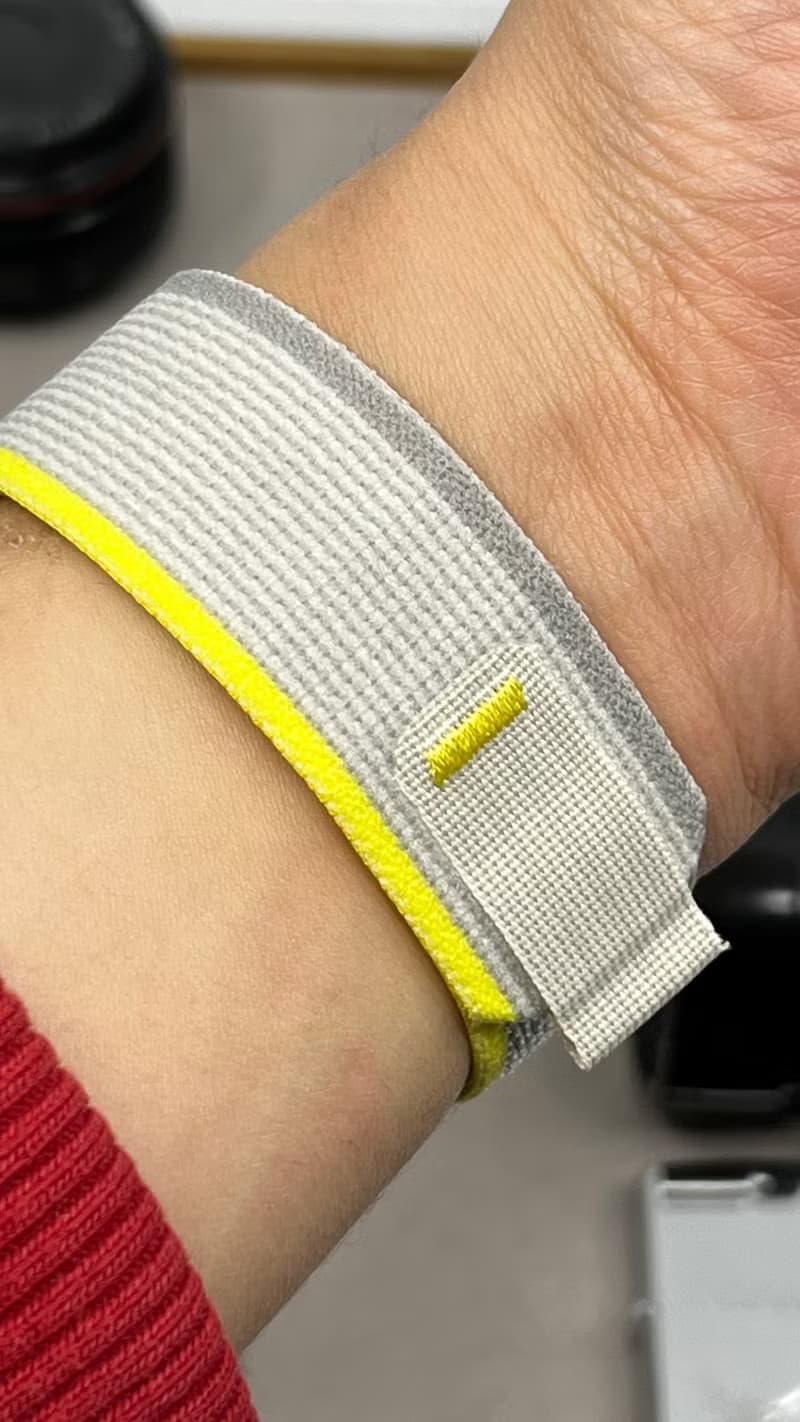 49 毫米黃色米色越野手環, Yellow Beige Trail Loop Watch Band