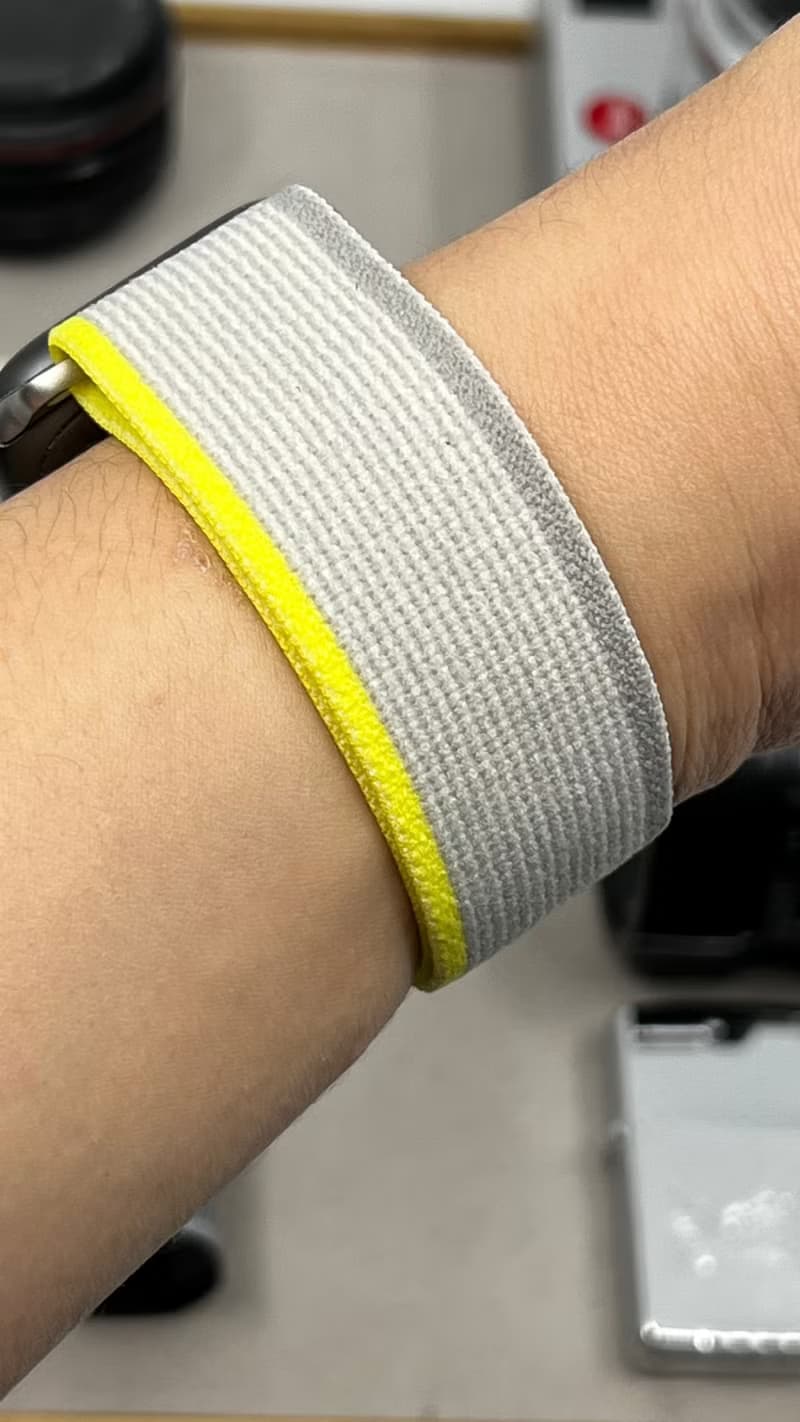 49 毫米黃色米色越野手環, Yellow Beige Trail Loop Watch Band