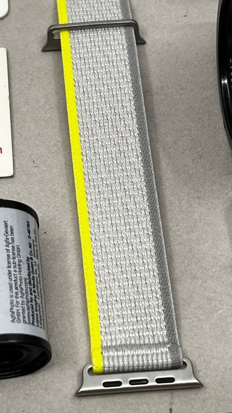 49 毫米黃色米色越野手環, Yellow Beige Trail Loop Watch Band