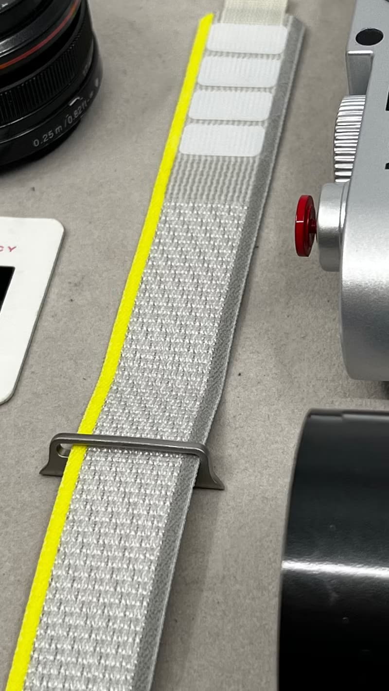 49 毫米黃色米色越野手環, Yellow Beige Trail Loop Watch Band