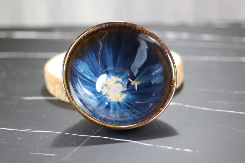 【母親節禮物】湛海 天目釉茶杯 茶碗 鶯歌陶藝名家葉敏祥作品