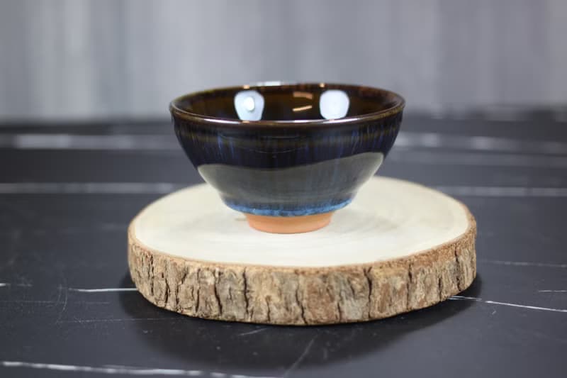 【母親節禮物】湛海 天目釉茶杯 茶碗 鶯歌陶藝名家葉敏祥作品