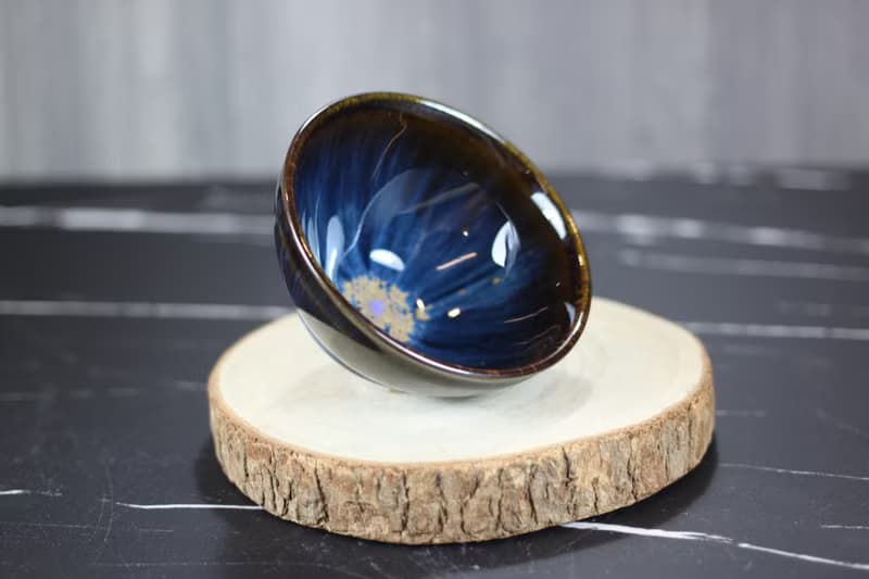 【母親節禮物】湛海 天目釉茶杯 茶碗 鶯歌陶藝名家葉敏祥作品