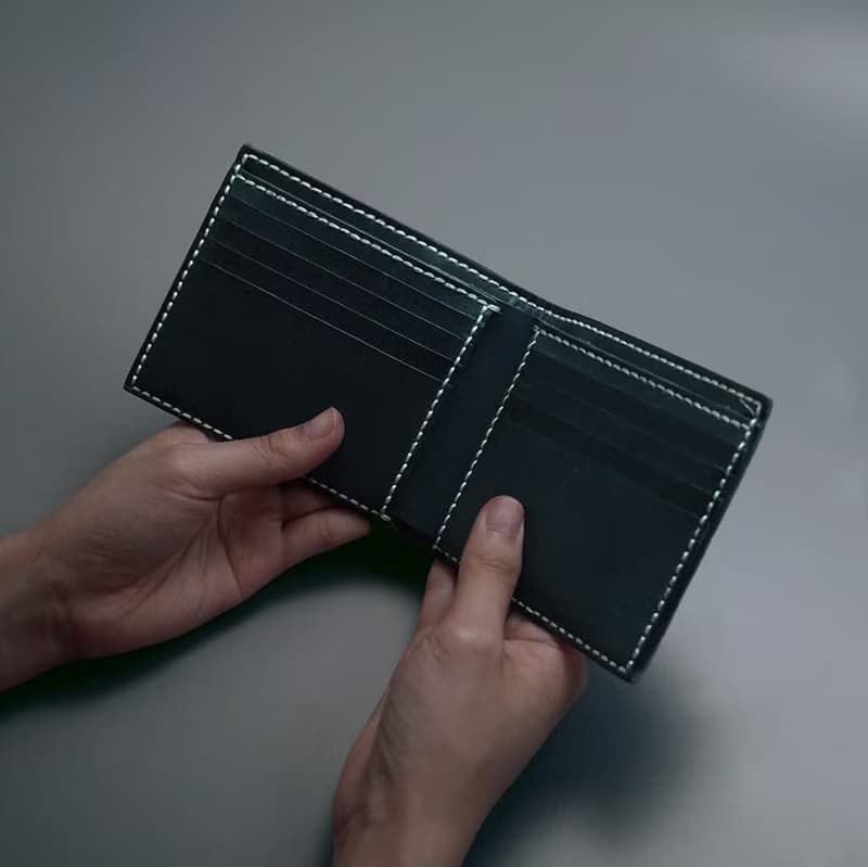 八卡短銀包 | 手縫皮革材料包