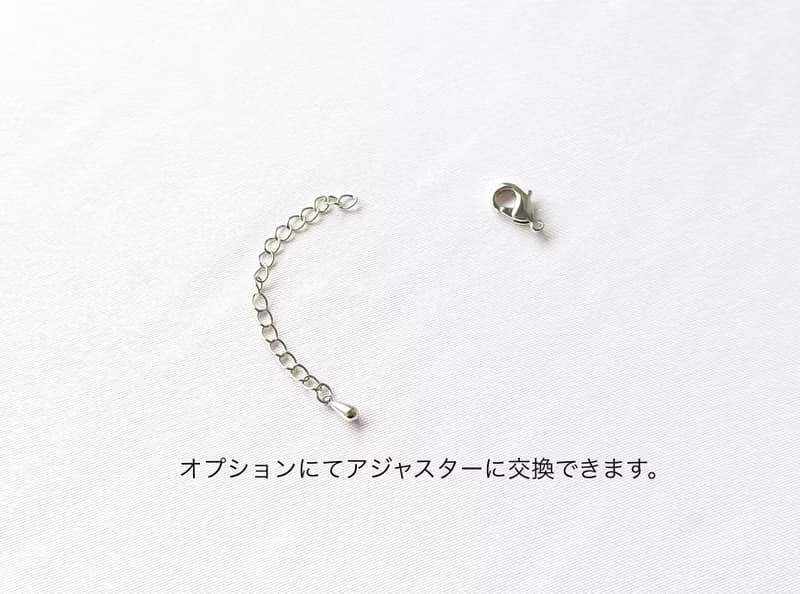 Neige  S. 水晶と淡水パールのビーズネックレス【ショート38cm】