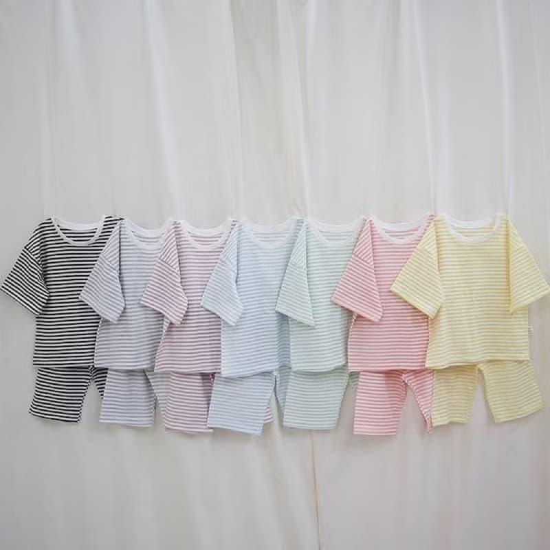韓國透氣輕薄夏日清爽馬卡龍色居家服套裝 Macaron Set