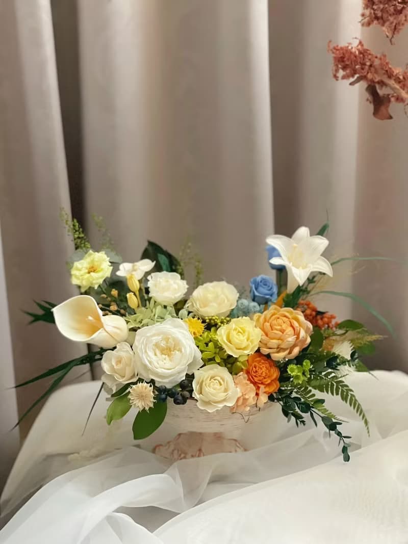 【永生花禮】春日遇見百合花禮/開幕花禮/升遷花禮/永生花禮