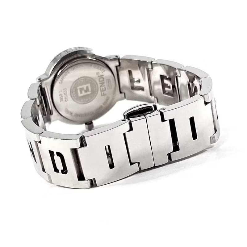 【日本直送 中古美品】フェンディ FENDI 腕時計 3050L オロロジ ステンレススチール シルバー/ネイビー クオーツ