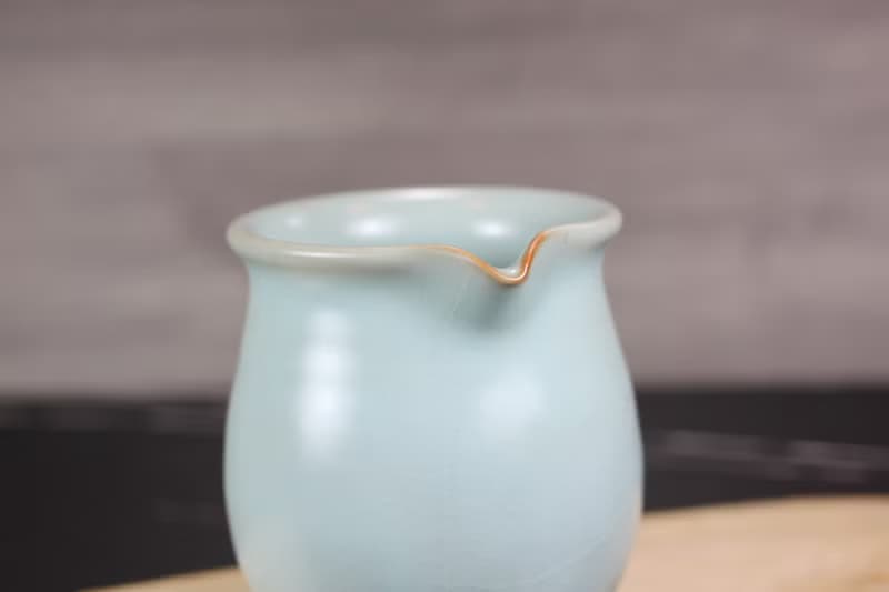 【送禮好物】300~340ml 汝窯 手拉坯 無把茶海 名家葉敏祥手作