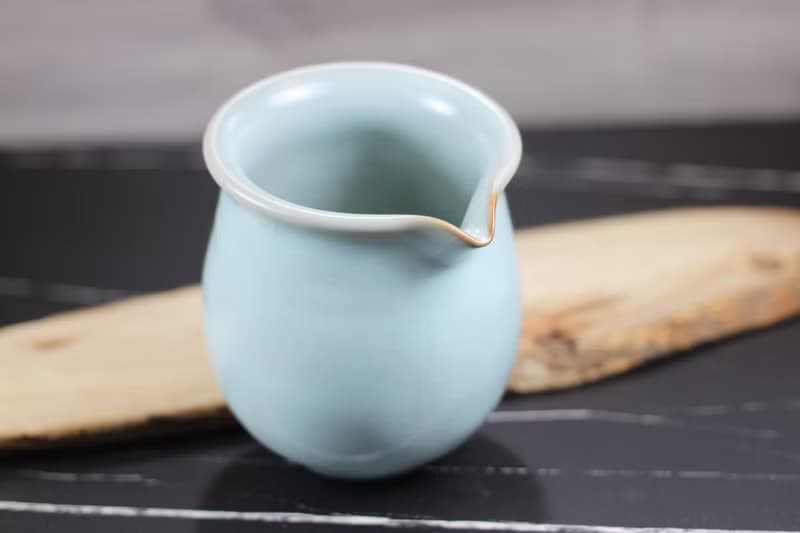 【送禮好物】300~340ml 汝窯 手拉坯 無把茶海 名家葉敏祥手作