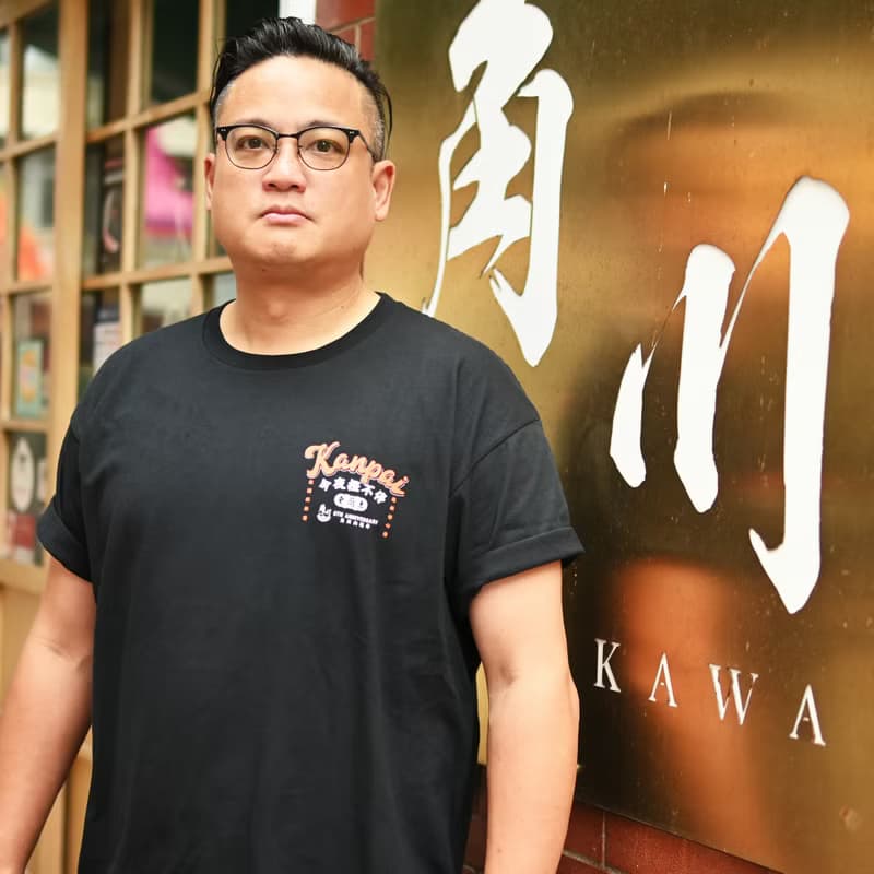【老蘭土 x 角川 六週年聯乘】今夜摼不停 黑色 短袖 Tee